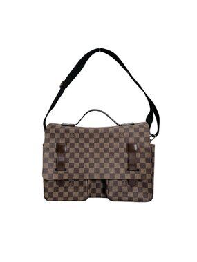 Louis Vuitton Damier 2 way Bag Broadway Shoulder Brown